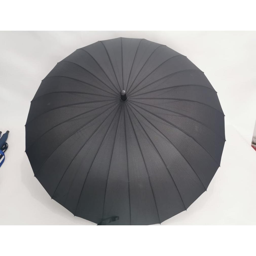 Payung Golf 24 Jari Polos Ada Sarung Kualitas Premium