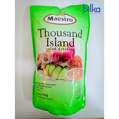 

MAESTRO THOUSAND ISLAND Salad Dressing 1Kg