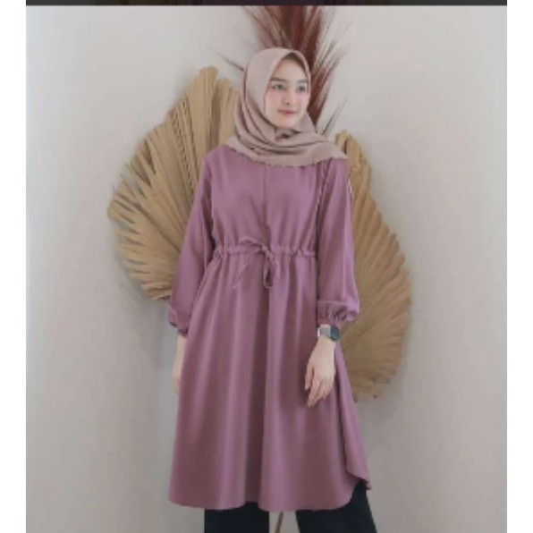 Tunik Terbaru 2021 Nada Tunik Tunik Kekinian Atasan Muslim Wanita Tunik Murah Tunik Lucu Shopee Indonesia