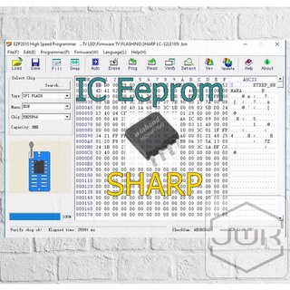 IC Eeprom plus Firmware TV Sharp Siap Pakai