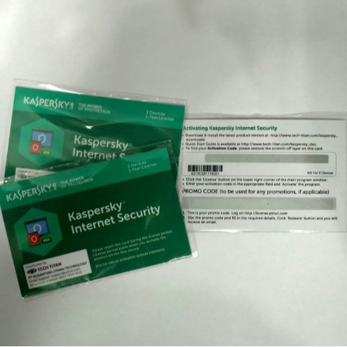 Anti Virus KASPERSKY INTERNET SECURITY 3 PC ASLI dan ORIGINAL 365 HARI