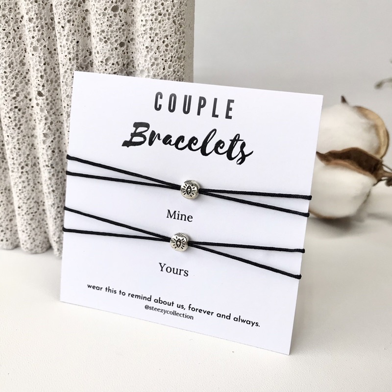 Couple Bracelet- Eyes Double Cord edition/ Gelang Couple/ Gelang tali simple