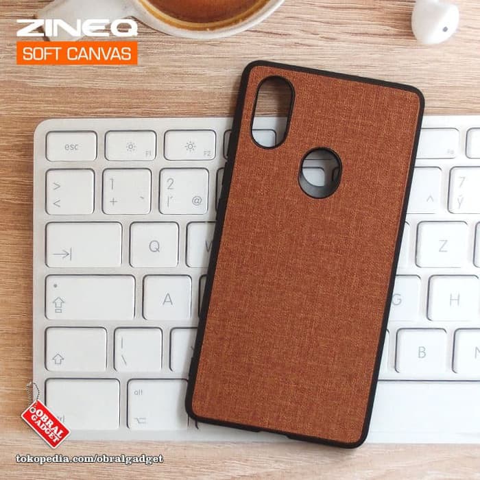Soft Canvas Hybrid Case Xiaomi Mi8 SE Mi 8 Softcase Hard Casing Cover