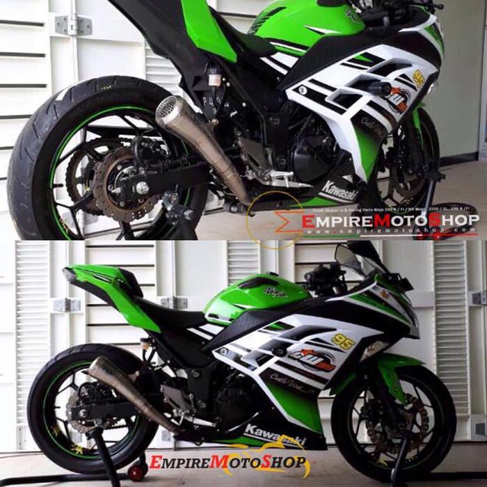 *Otomotif* Knalpot R9 GP Ninja 250 Fi Fullsystem Titanium