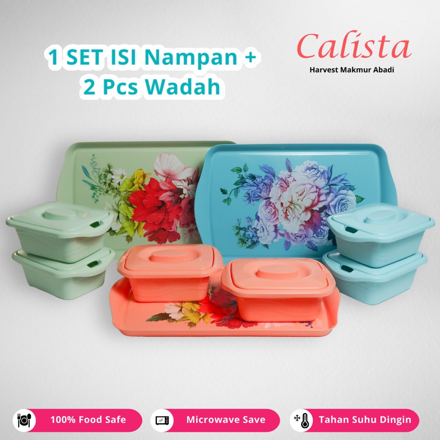 Calista Lopan Set 5in1 wadah set