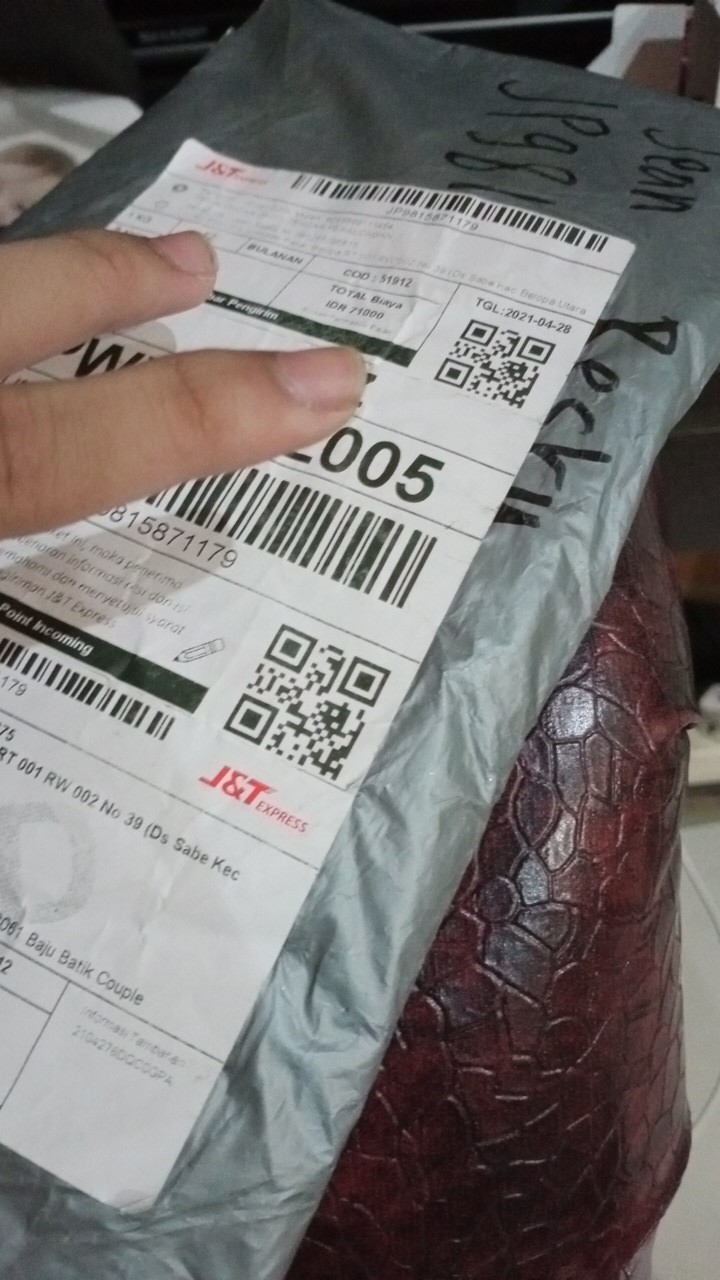 (bisa Cod) Batik Rifa Cfbr061 Baju Batik Couple Keluarga Syari Set Family Ayah Ibu & 2 Anak