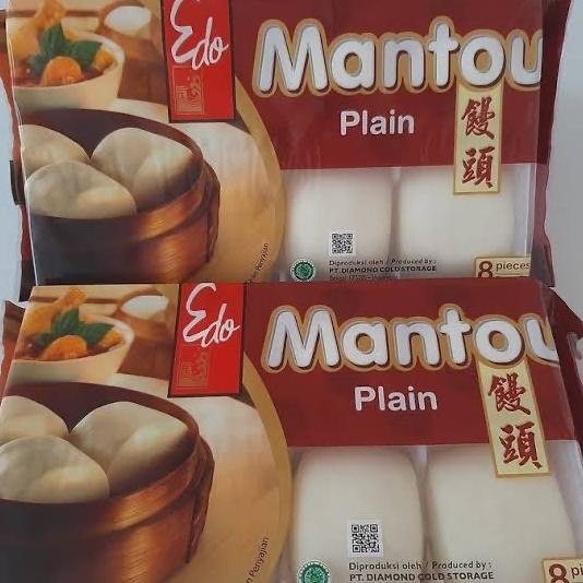 

edo mantou mantao plain isi 8 pcs TERLARIS TERPERCAYA ORIGINAL