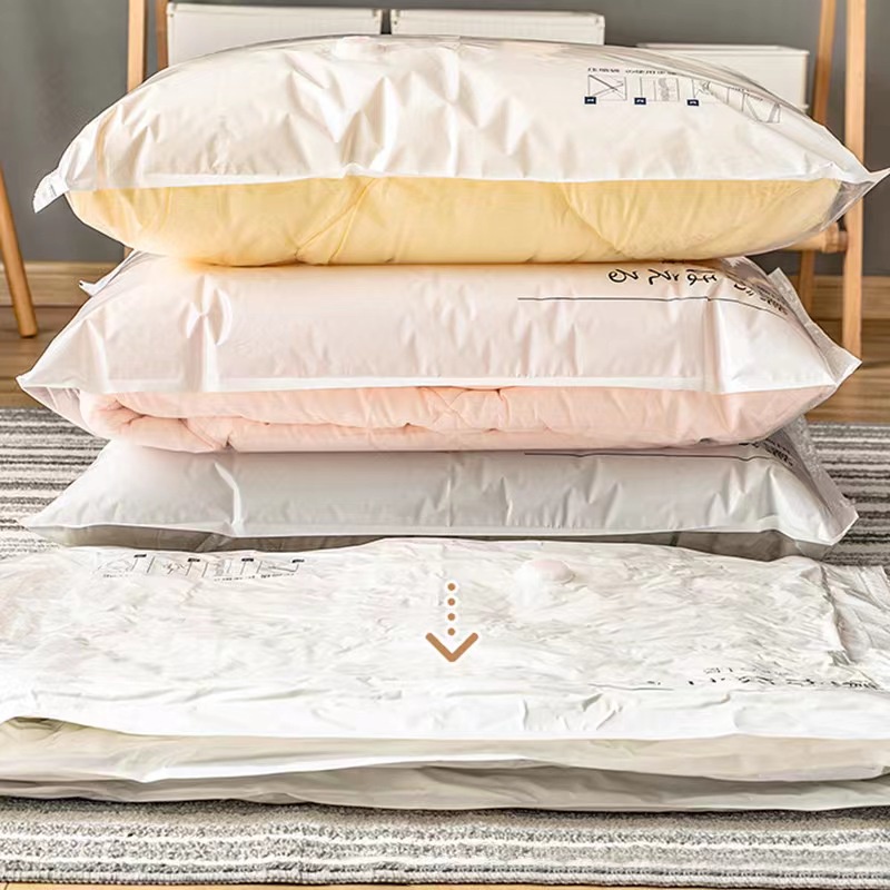 cod☜☞ready Vakum Kantong Pakaian/Plastik Vacum Baju Laundry Travel Bag Kompresi Seprei Selimut Pakaian Plastic Vacuum/Vacuum Bag lagilaku