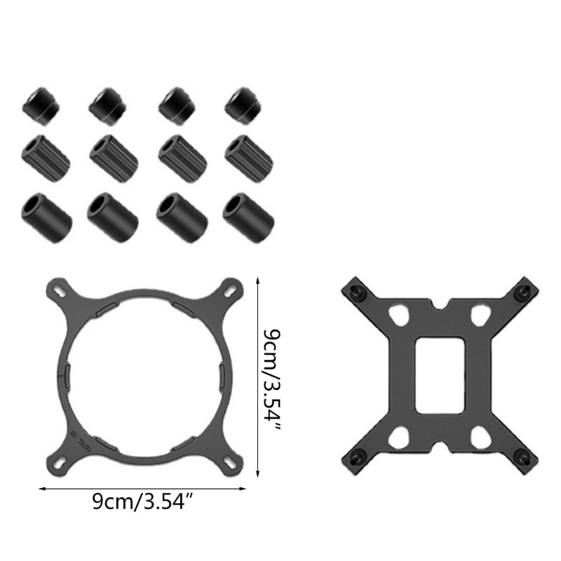 Bt Kit Mounting Metal Untuk Pendingin CPU Nyala Untuk Platform LGA1700 /1200/115X (Hitam)