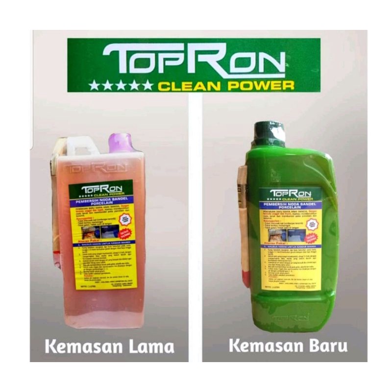 Topron Clean Power Pembersih Keramik Lantai / Pembersih Lantai Kamar Mandi Noda Bandel / Pembersih Kerak Lantai / Pembersih Toilet Keramik Porselen / Cairan Pembersih Noda Membandel / Cairan Pembersih Toilet / Cairan Pembersih WC