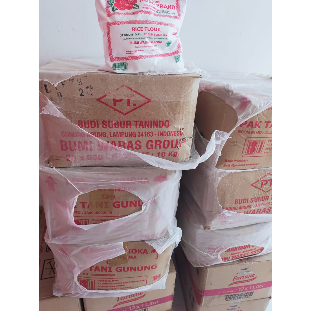 

TERMURAH! [PER DUS] TEPUNG BERAS ROSE BRAND 500 Gram Depok