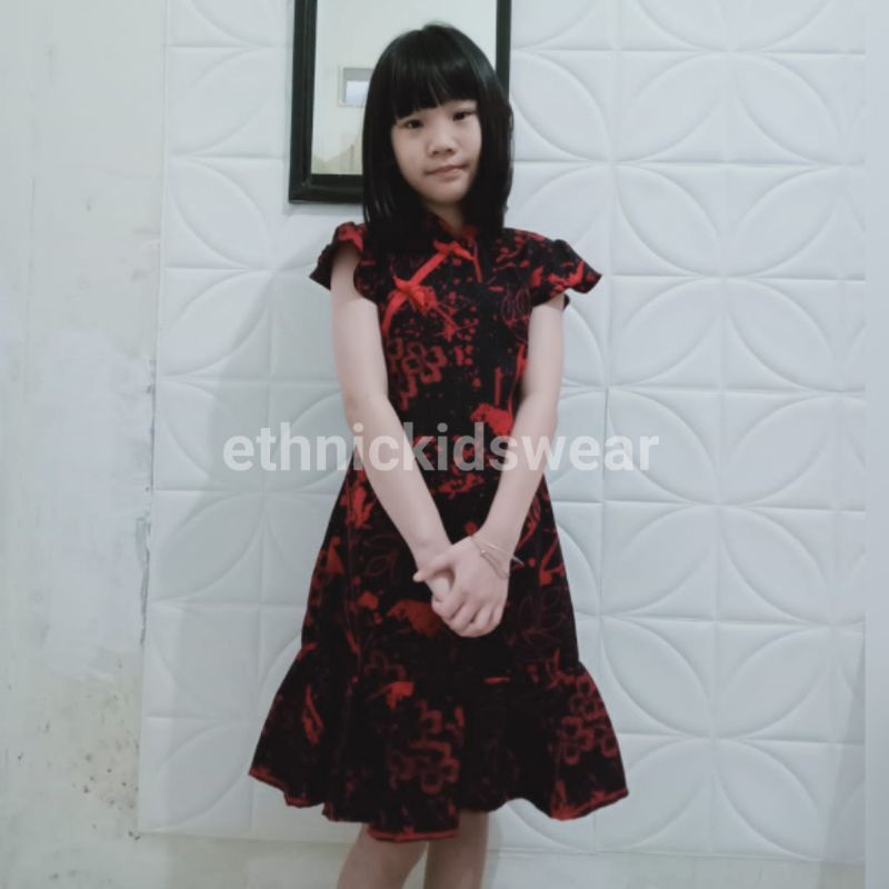 CHEONGSAM COUPLE FAMILY SET IMLEK / FANG-FANG BAJU IMLEK KELUARGA / BATIK IMLEK / SERAGAM NATAL KELU