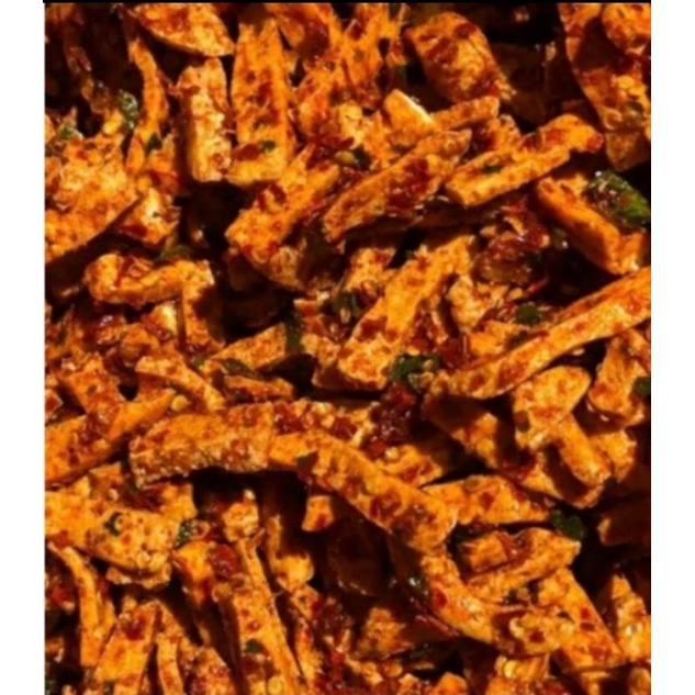 basreng stik renyah gurih keriuk pedas extra aroma daun jeruk isi 100grm cemilan pedas has bandung-2