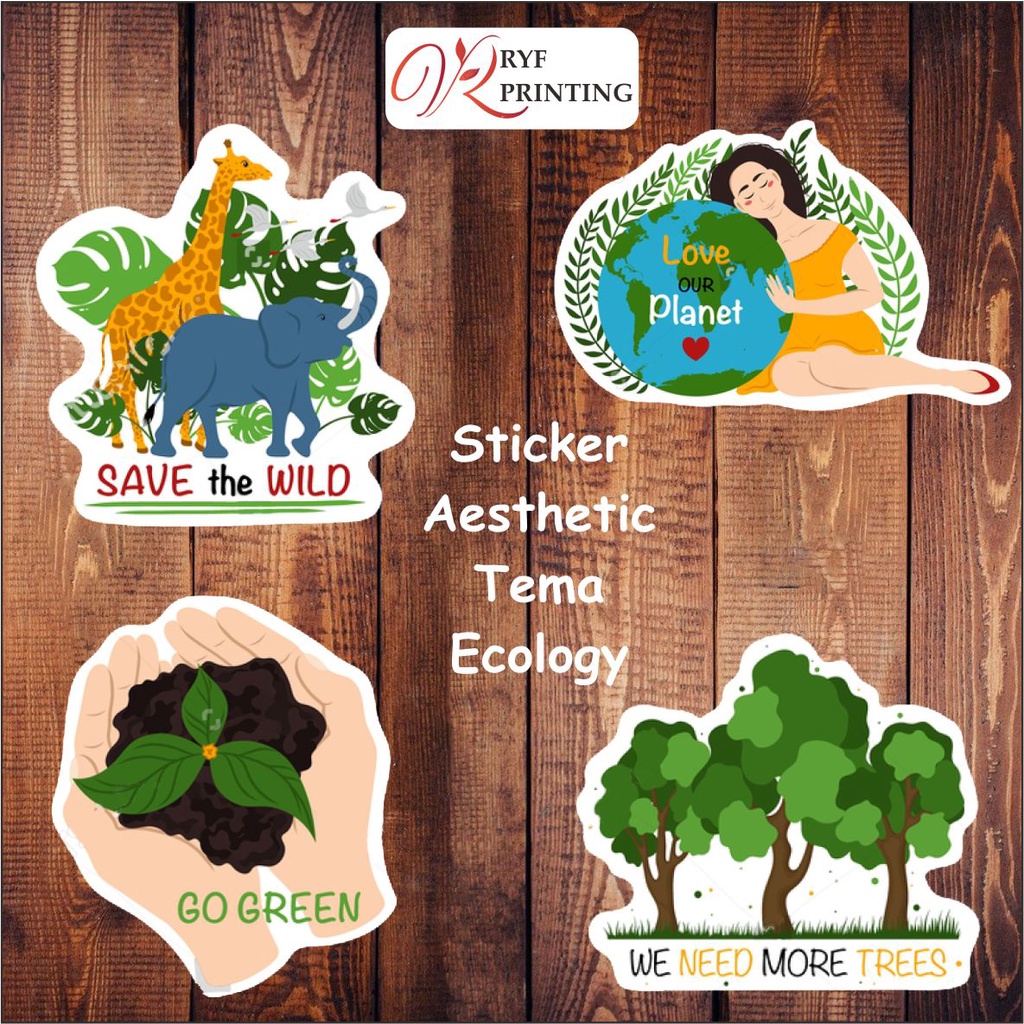 

STICKER AESTHETIC TEMA ECOLOGY