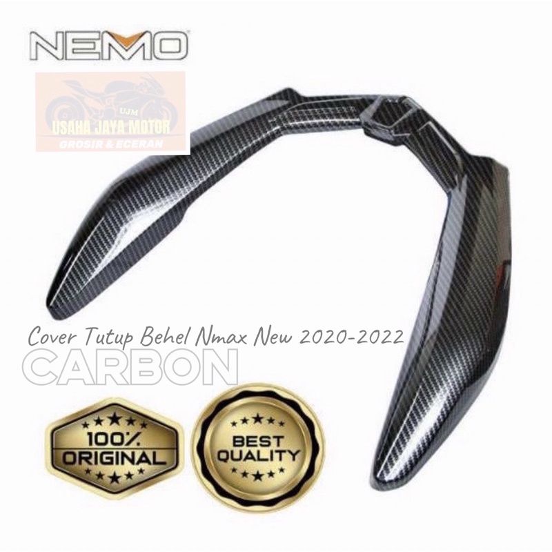 Cover Behel Belakang Nmax New 2020-2022 Karbon Original Merk NEMO