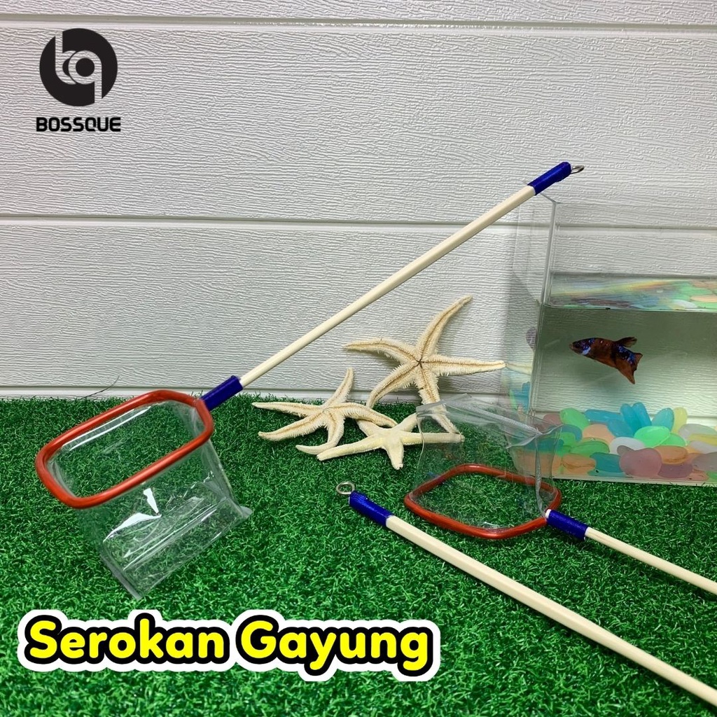 Serokan Gayung Melamin 6cm Seser Saringan Sauk Ikan Cupang Jentik Kutu Air Artemia