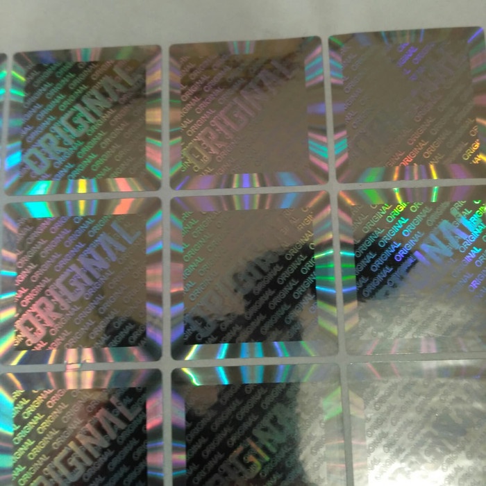 

stiker hologram original