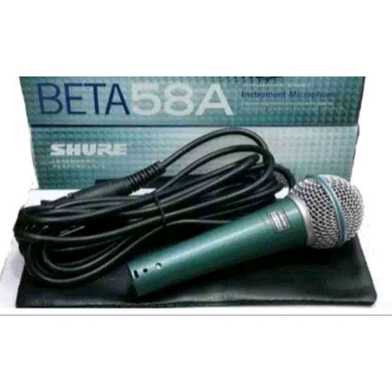 MIC KABEL SHURE BETA 58A SWITCH ,MICROPHONE SHURE BETA 58A SWITCH SHURE BT58A BETA58A BETA58 BETA 58
