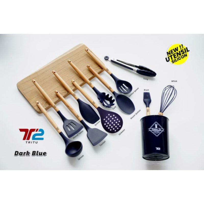 KITCHEN SET UTENSIL TRITU DARK NAVY Pesanan