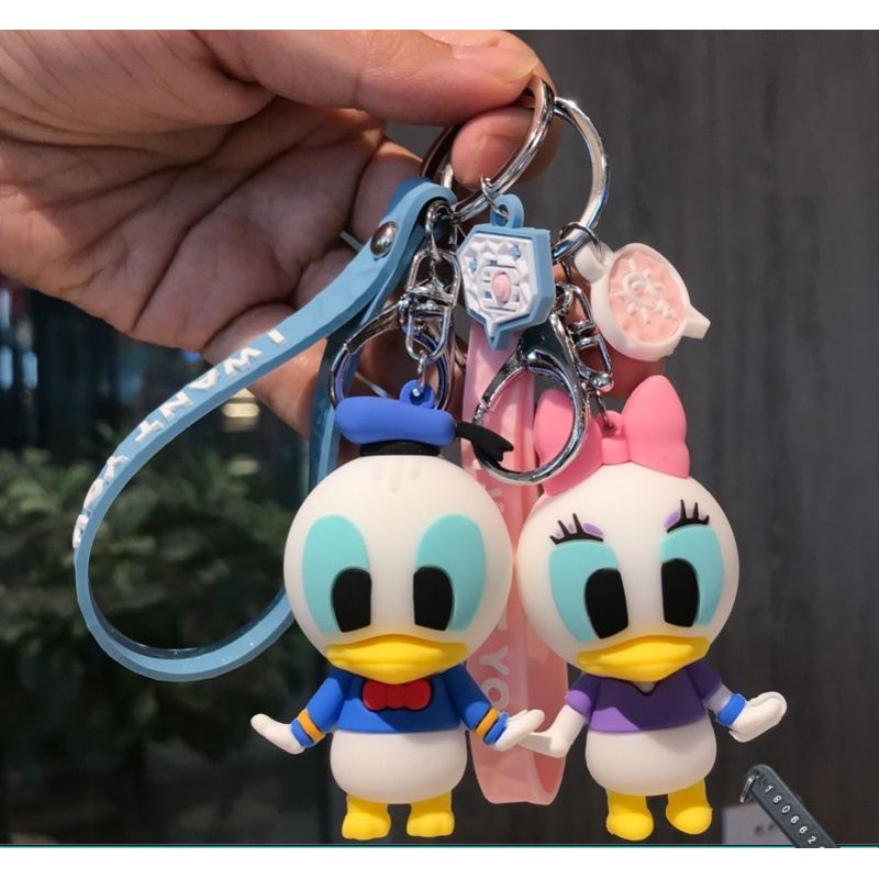 Donald Daisy Duck Keychain