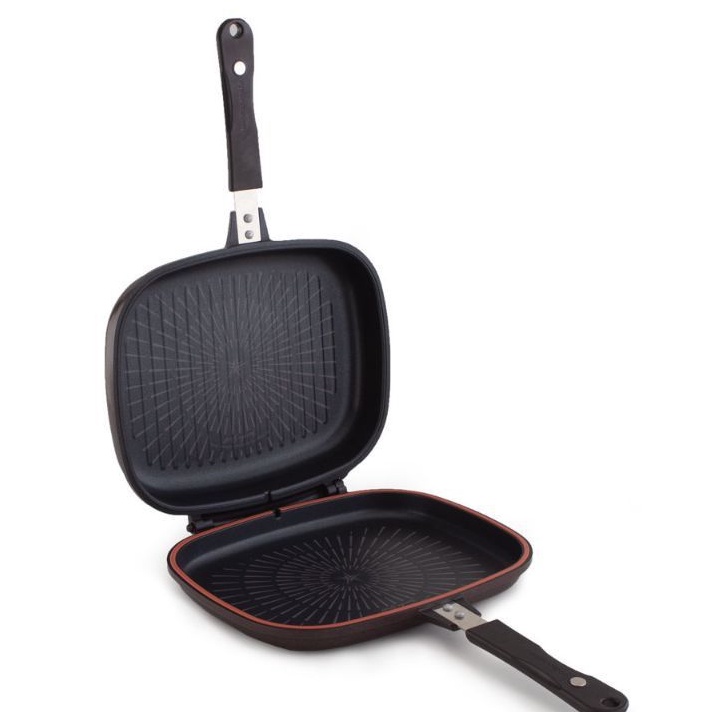 ORI ‼ HAPPYCALL TITANIUM JUMBO GRILL DOUBLE PAN