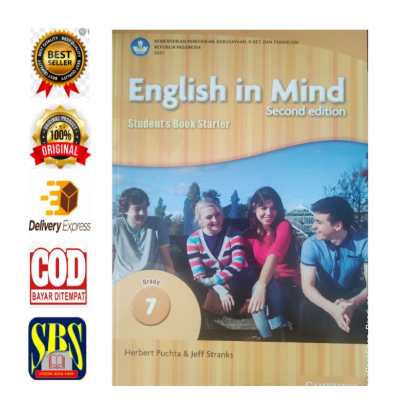 BUKU English in Mind Student Book Starter Second edition SMP Kelas 7 Kurikulum MERDEKA