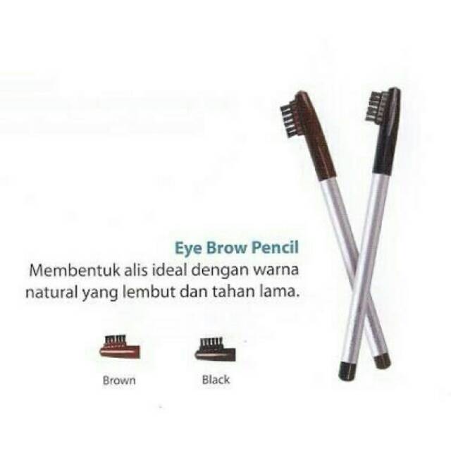 Wardah Eyebrow pensil alis + sikat alis