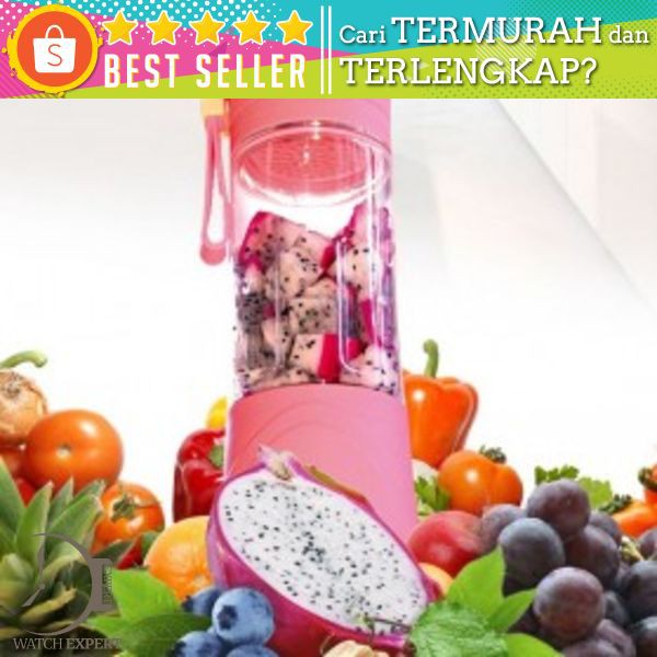 Blender Jus Portable 380ml - Pink