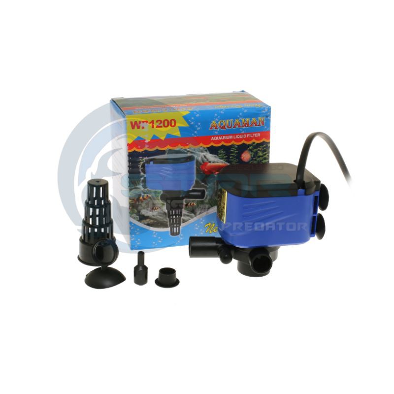 Pompa Air Celup Aquarium Aquascape Akuarium AQUAMAN WP 1200 7 Watt 1 Meter 1000 Liter