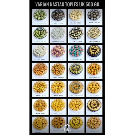 

28 Varian Nastar lebaran