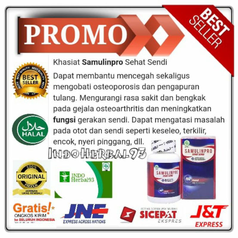 SAMULINPRO- Samulin pro Walatra SEHAT SENDI Obat Tulang dan Sendi Obat Rematik