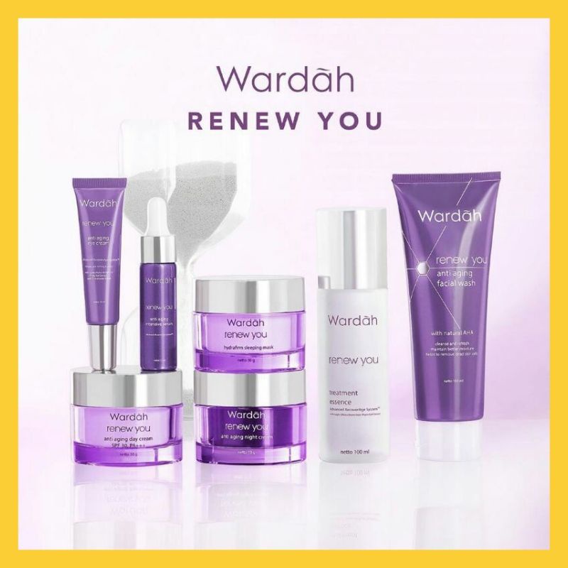 Wardah Renew You Series samarkan kerutan dan flek hitam