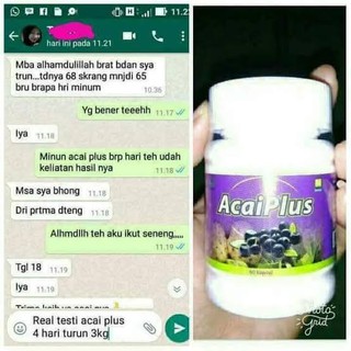 Acai Plus Nasa  Pelangsing Obat  Diet  Alami Herbal Wanita 