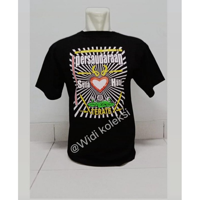 Kaos sablon sh teratai lengan pendek