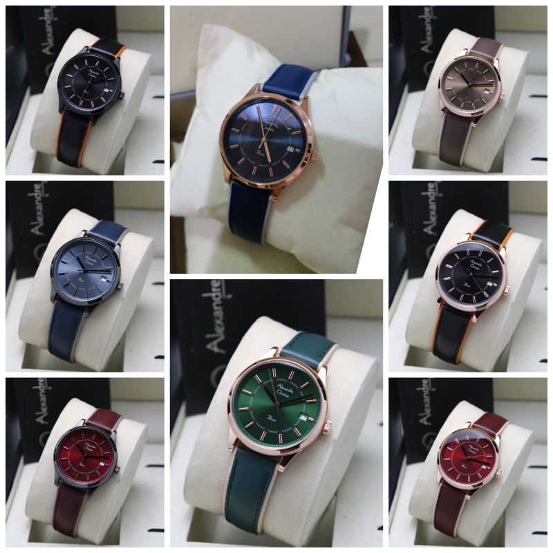 Jam Tangan Wanita Alexandre Christie Ac 2973/Ac2973 kulit original     original