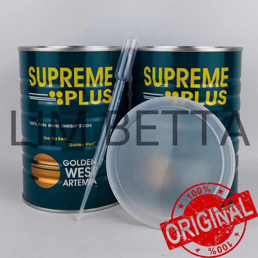 ( BONUS PIPET &amp; TUTUP ) Artemia Supreme Plus 425 gram / Supreme Plus