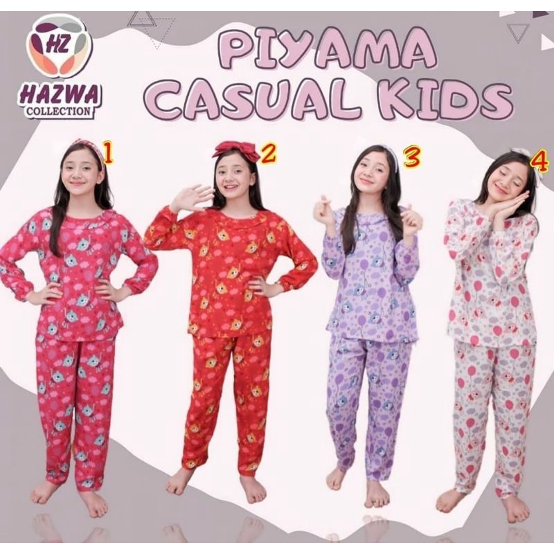 PIYAMA CASUAL KIDS | BRAND : HAZWA COLLECTION