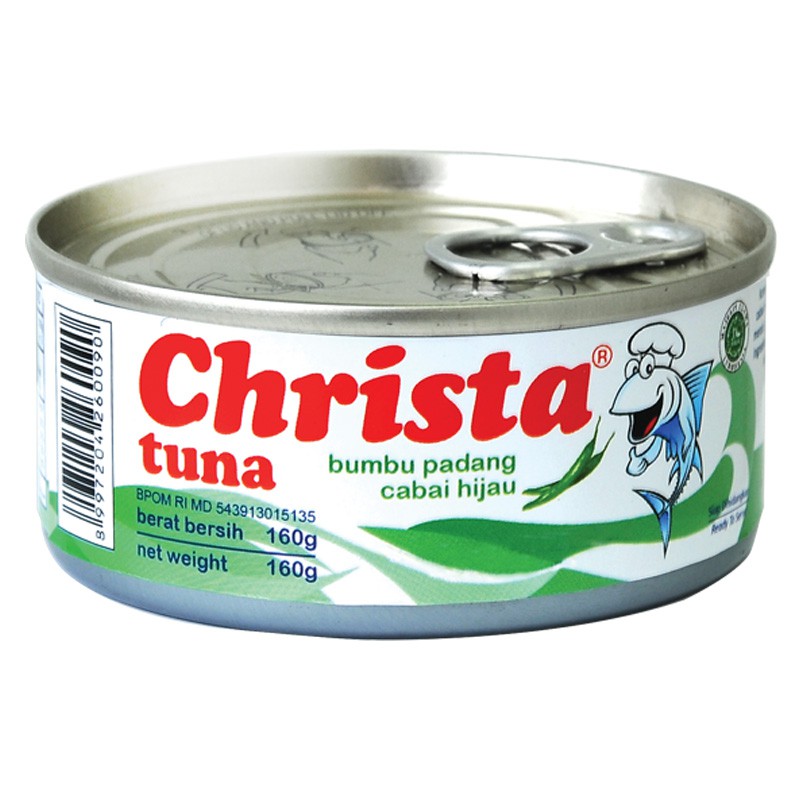 

Christa Tuna bumbu Padang Cabai Hijau 160gr 8997204260090
