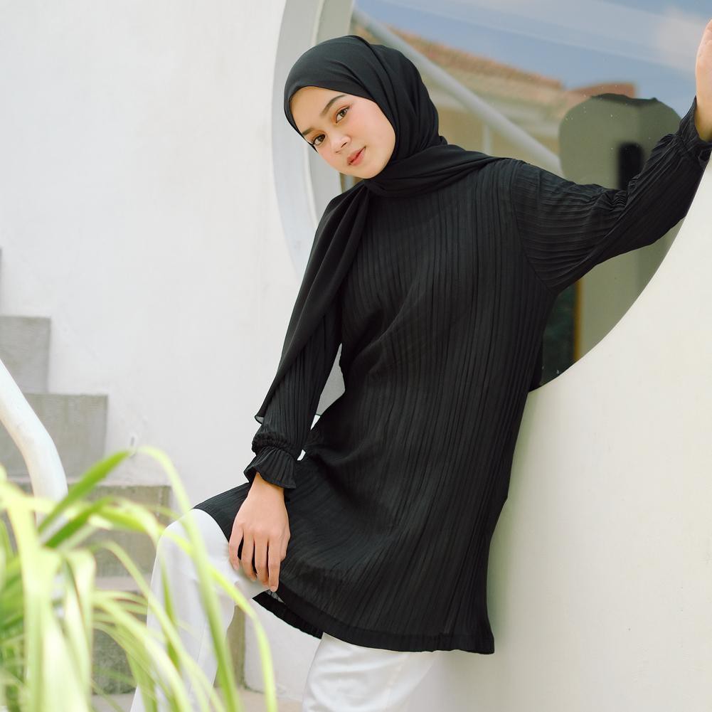 Lozy Hijab - Mahira Pleats Blouse ( Baju Plisket )