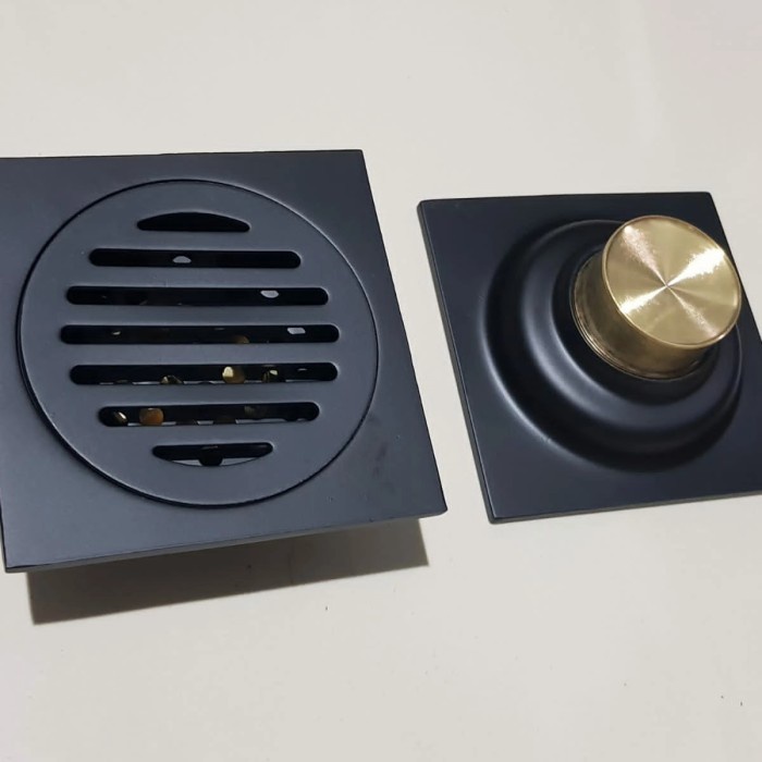 Flor drain stainles black /saringan got kamar mandi