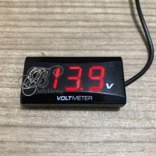  Volt Meter  aki  atau Voltmeter  Untuk Pengukur Aki  Motor  