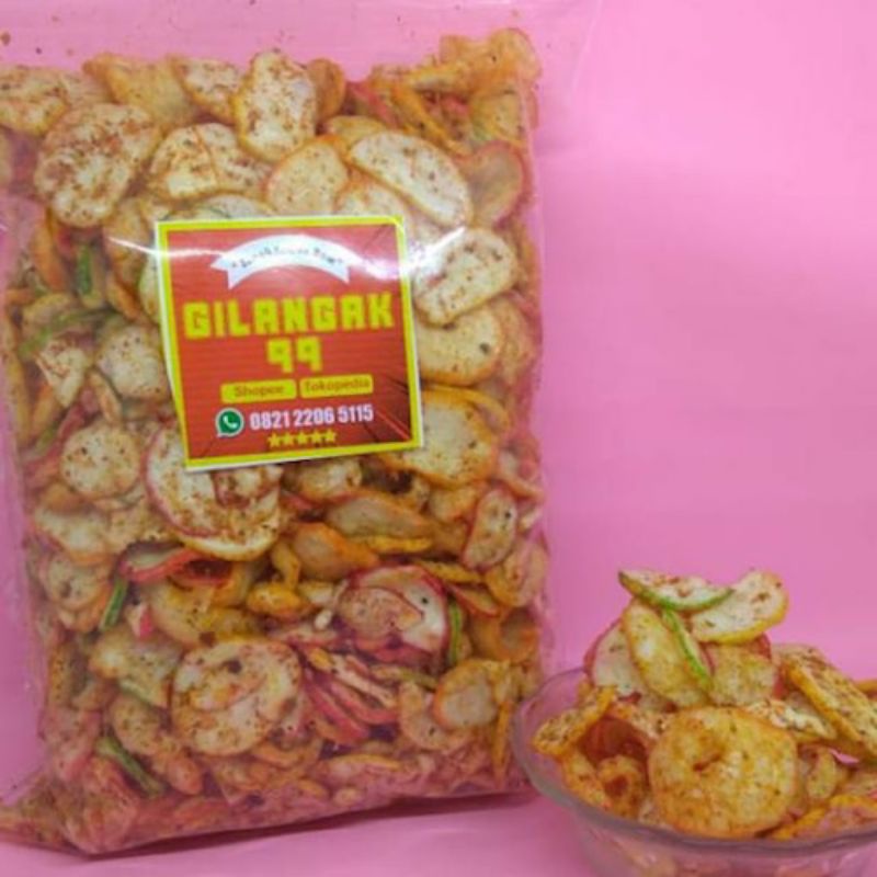 Jual Kerupuk Seblak 1 Kg Krupuk Jablay Krupuk Bantet Krupuk Bawang