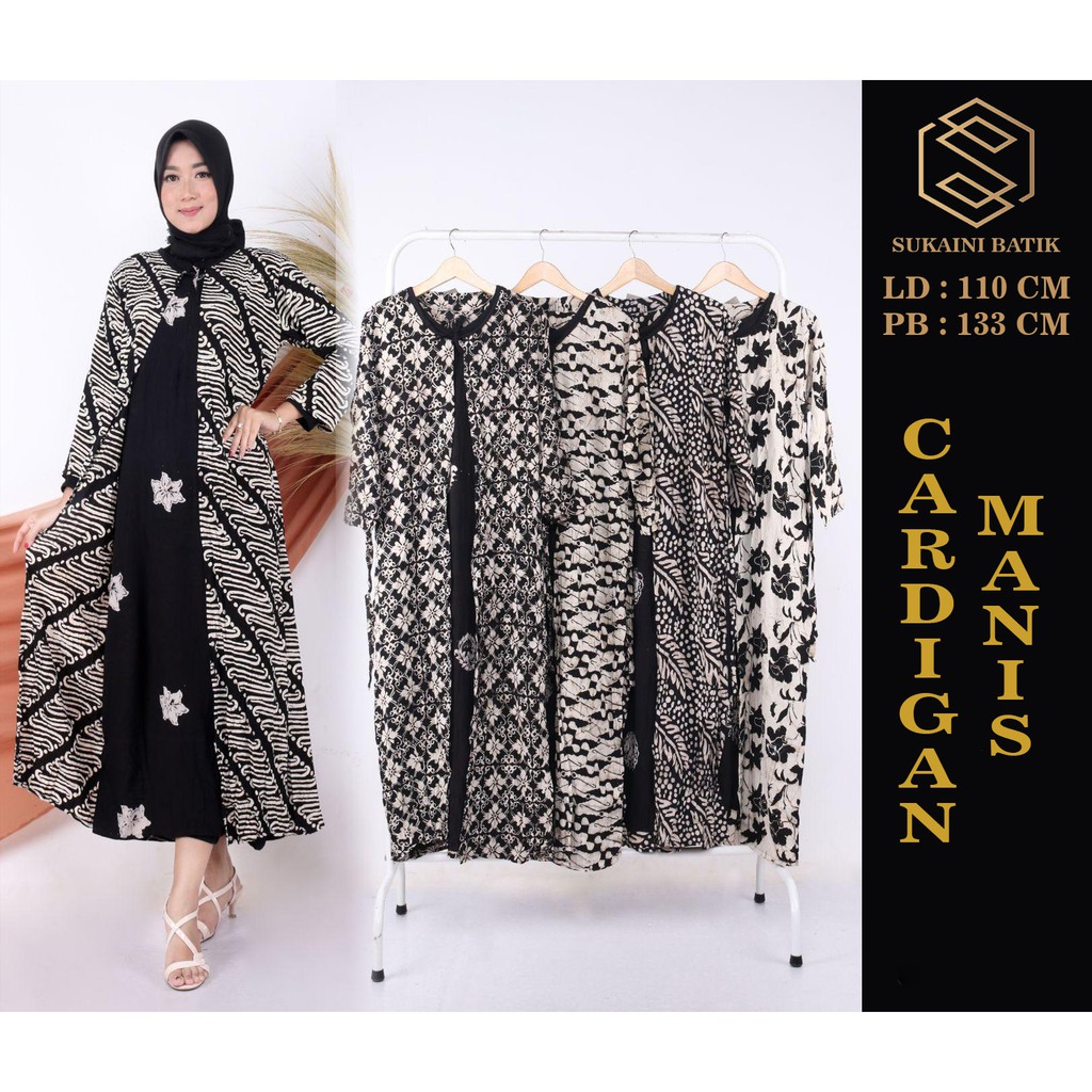 Batik Sukaini Sukaini Batik Gamis Batik Pekalongan Dress Kekinian Gamis Busui Daster Batik Shopee Indonesia