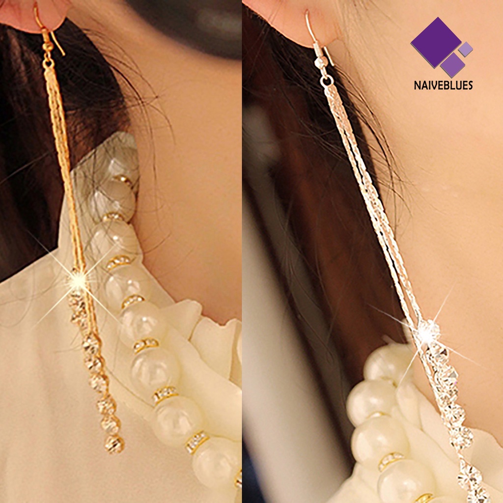 Anting Berlian Imitasi Bahan Alloy Untuk Wanita