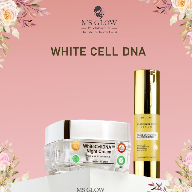 BUNDLING SERUM WHITE CELL DNA & NIGHT CREAM WHITE CELL DNA