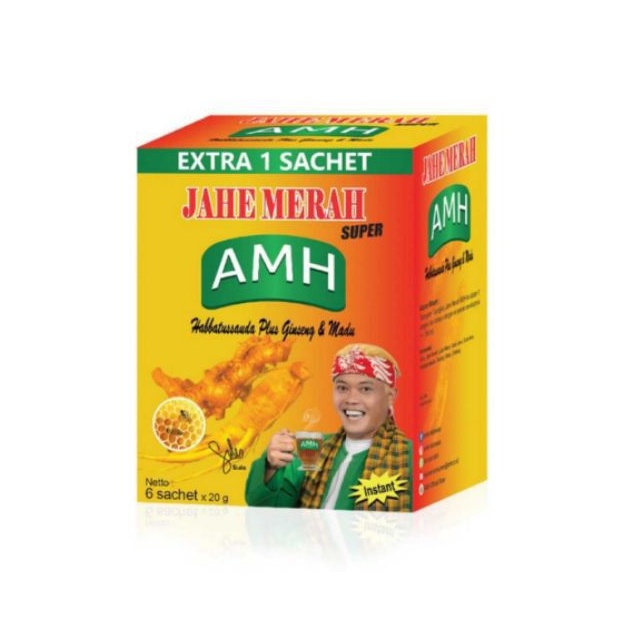 

AMH Jahe Merah Super Box 20g minuman jahe sule