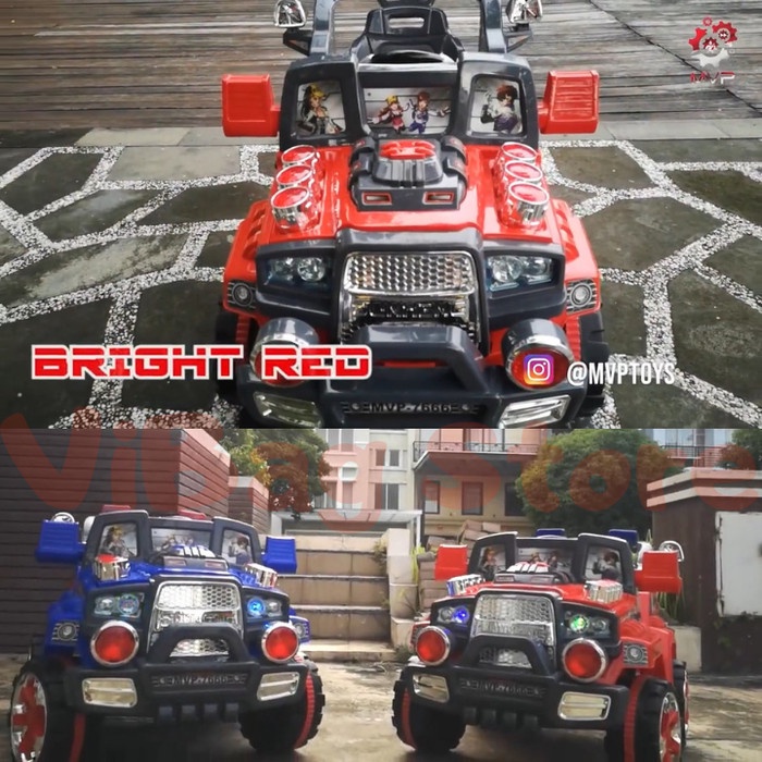 Mobil Aki Jeep Offroad Barracuda Remote Control Ukuran Besar Remote Control MVP7666
