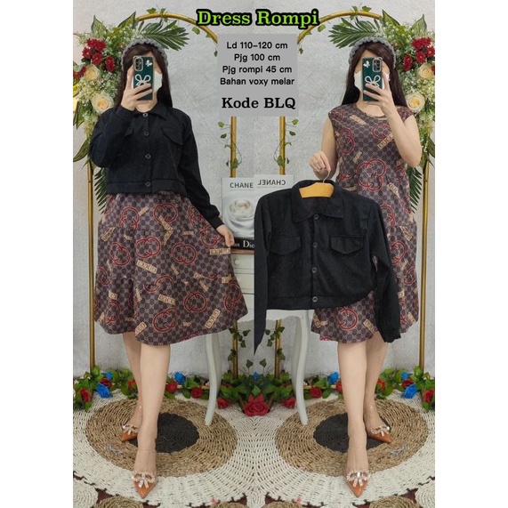 Dress rompi Gucci voxy  BLQ