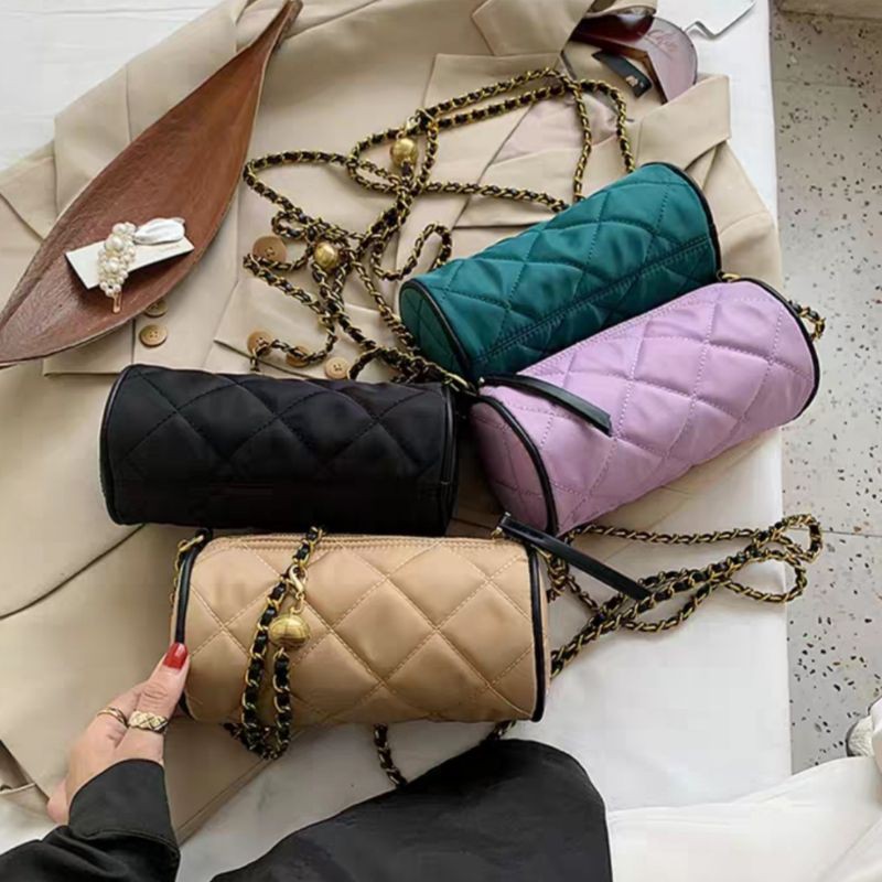 7336C TAS SELEMPANG WANITA TERKINI TAS BULAT PANJANG MINI TAS PESTA FASHION WANITA IMPORT