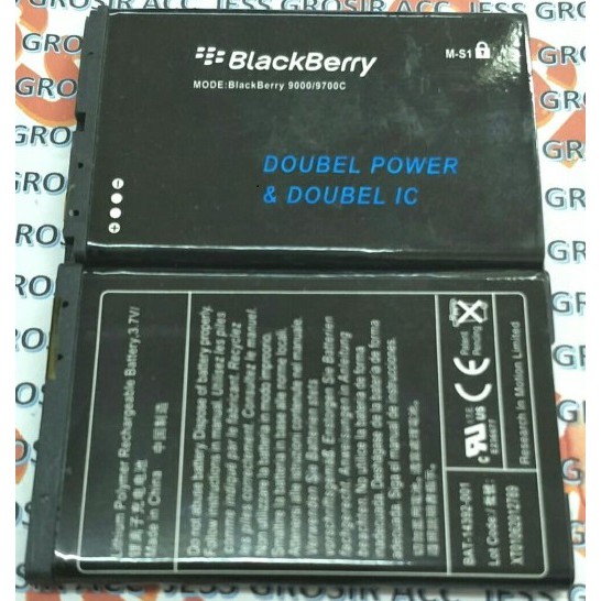 Battery Batre Baterai Blackberry BB 9000 Bold 9700 Onix 1 9780 Onix 2 MS-1 M-S1 MS1